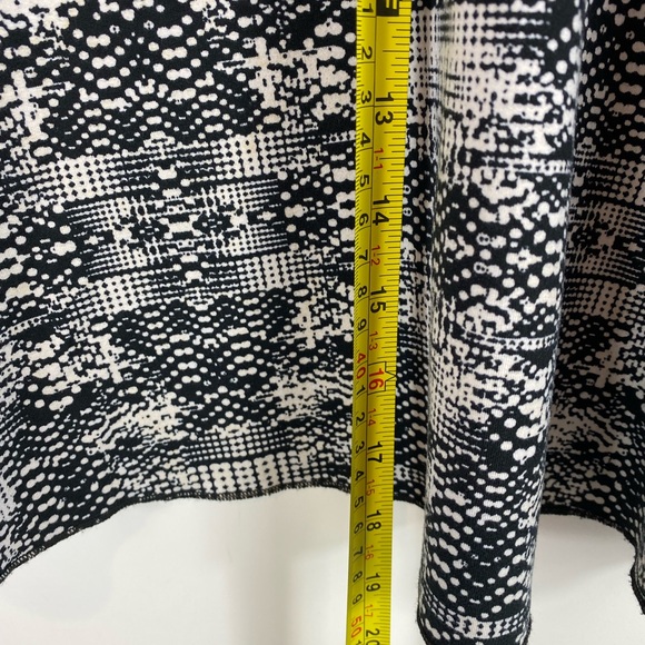 Soybu black print elastic waist skirt large - Picture 7 of 7